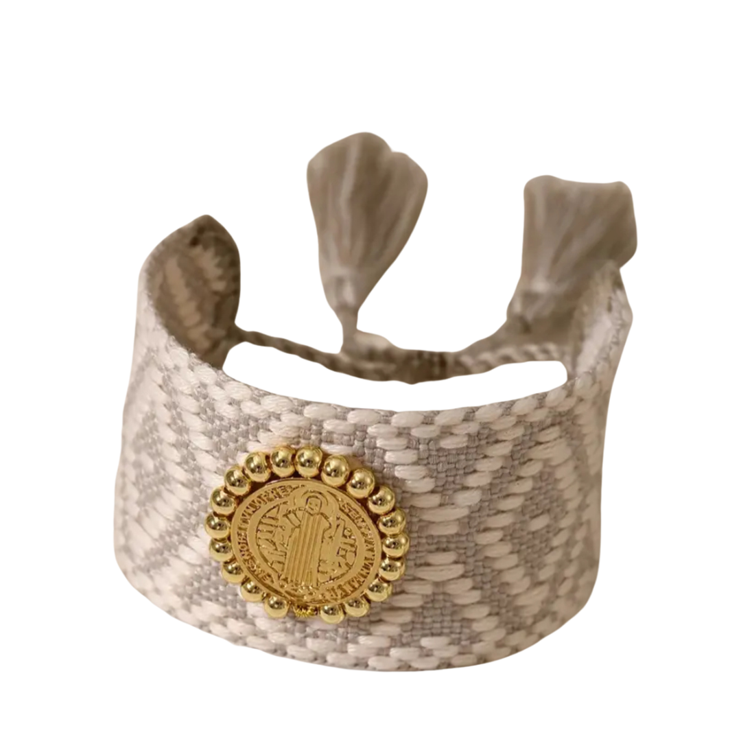 St. Benedict Woven Bracelet