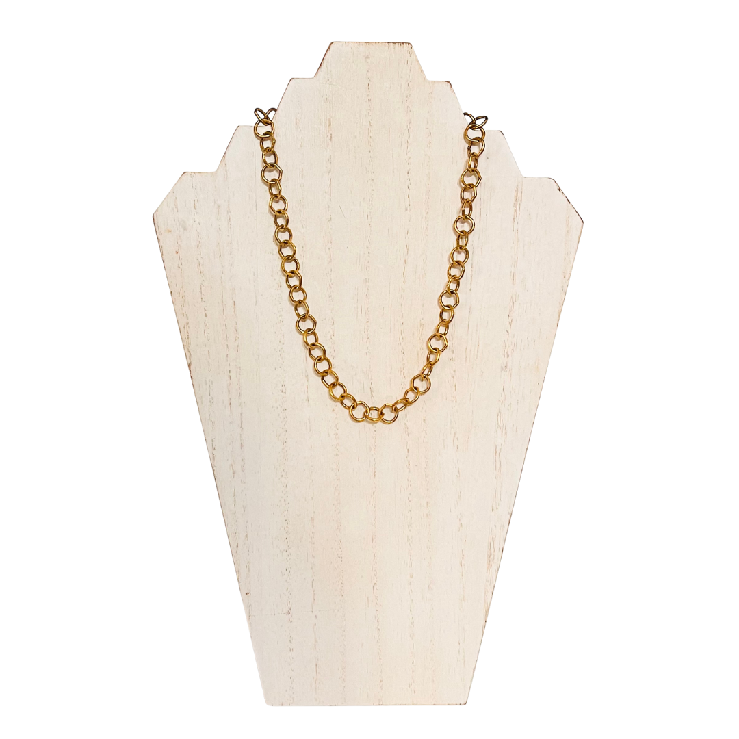 16” Circle Chainlink Necklace