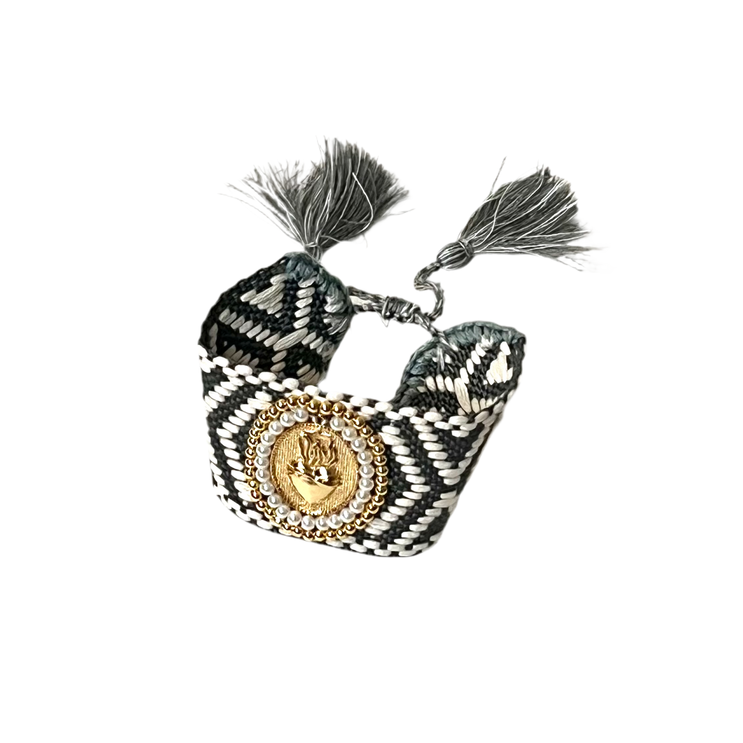 Sacred Heart Tassel Bracelet