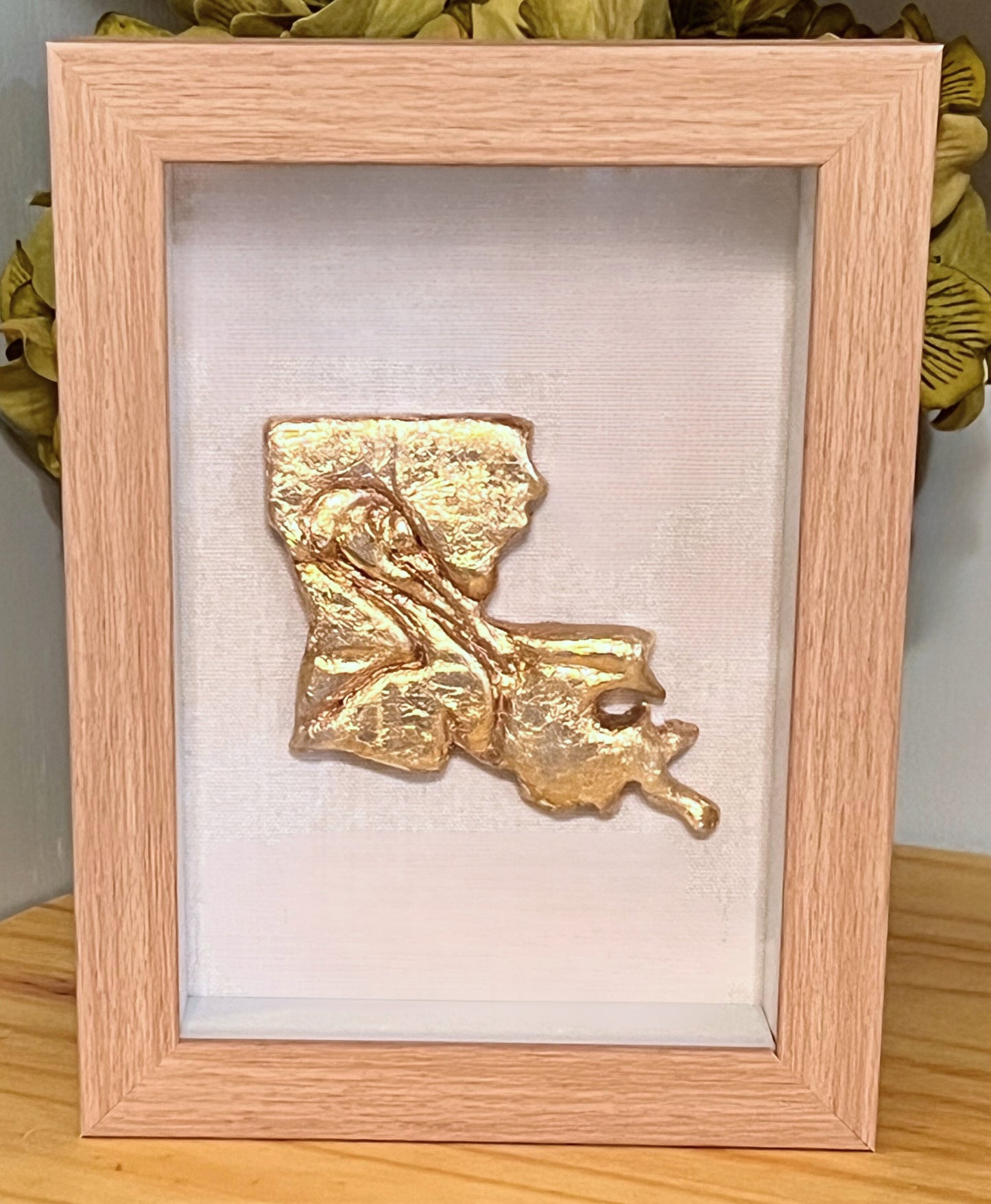 Pelican Stamped Louisiana Intaglio