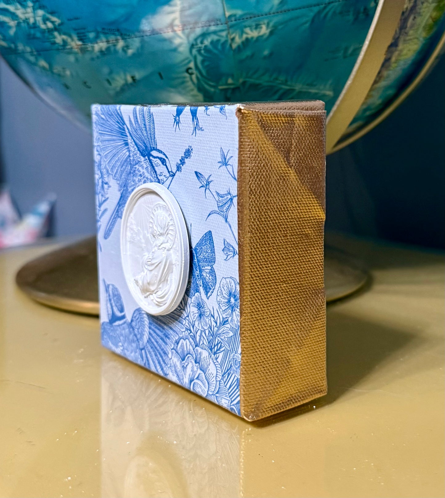 Mini Canvas | Floral & Bird | Jesus