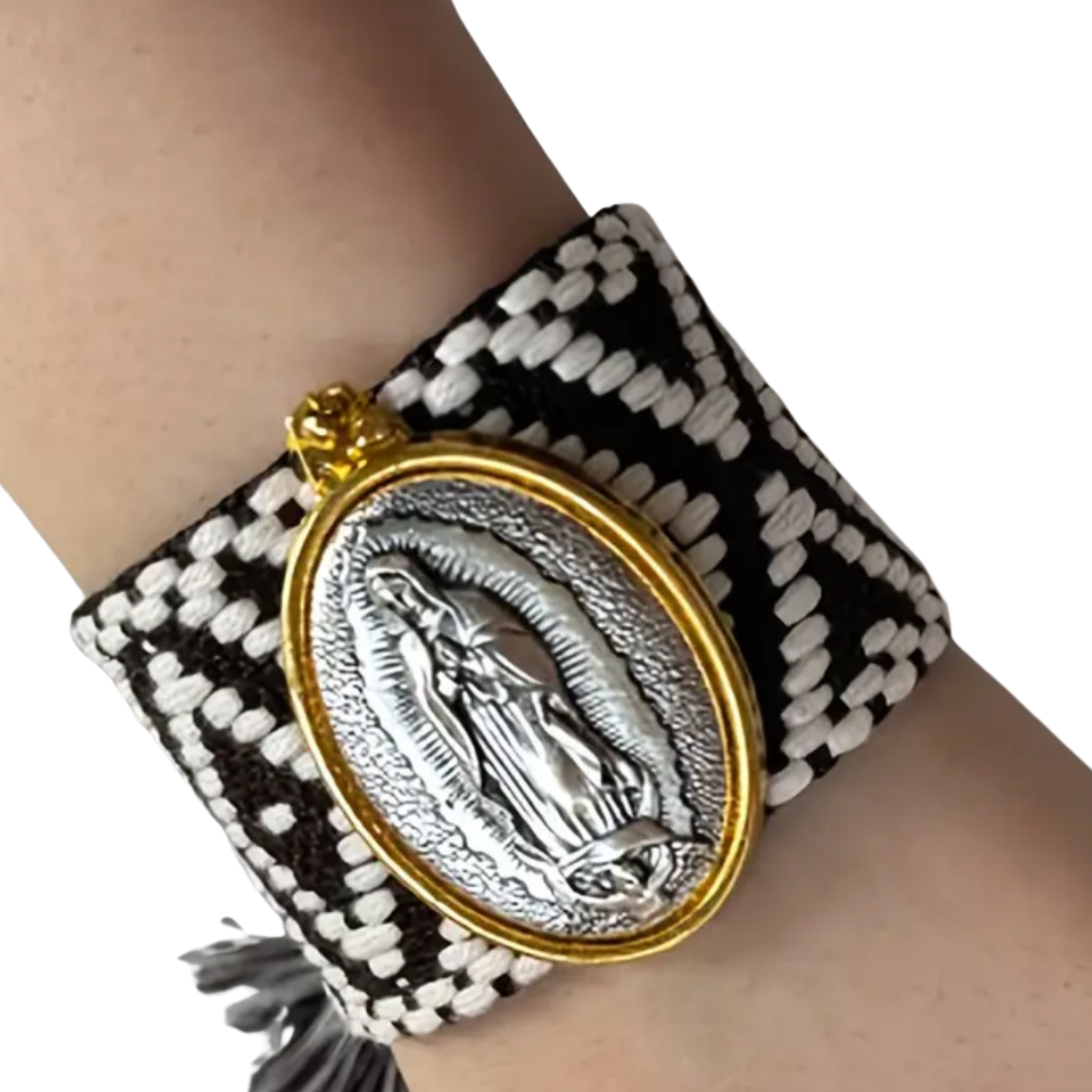 Our Lady of Guadalupe Woven Bracelet
