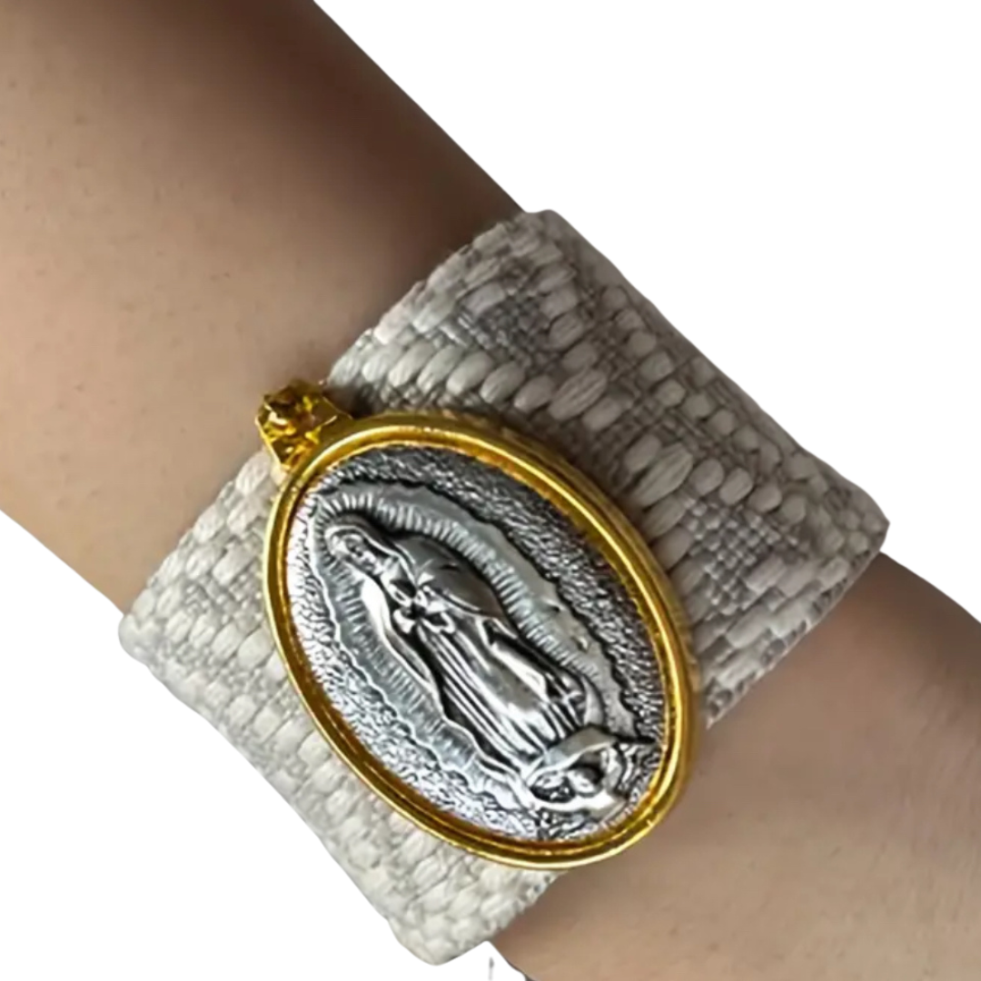 Our Lady of Guadalupe Woven Bracelet
