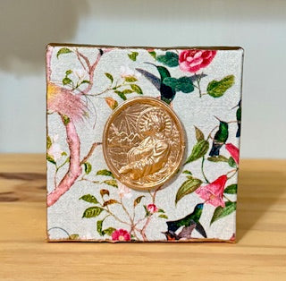 Mini Canvas | Bird & Floral | Jesus