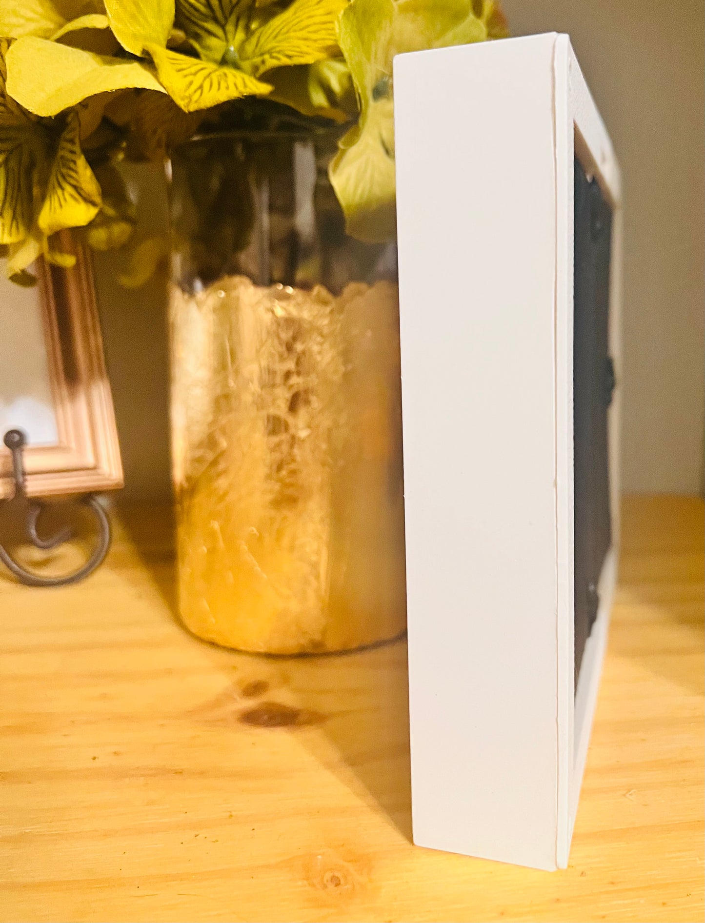 Gold-Leafed Bee Intaglio in Shadow Box