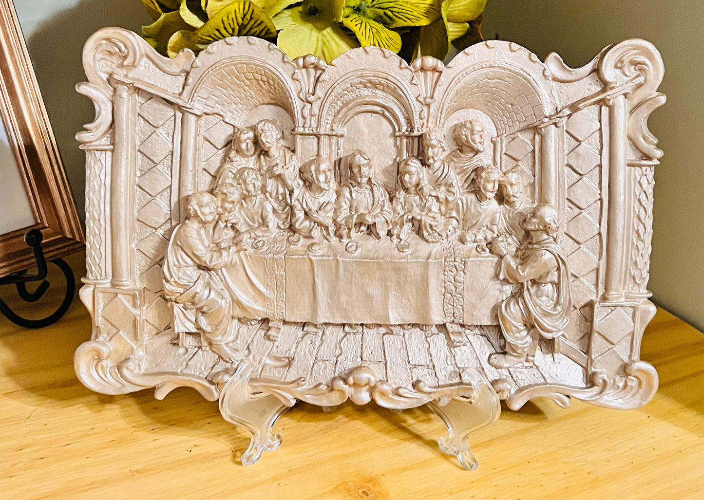 Champagne Gold Last Supper Plaque