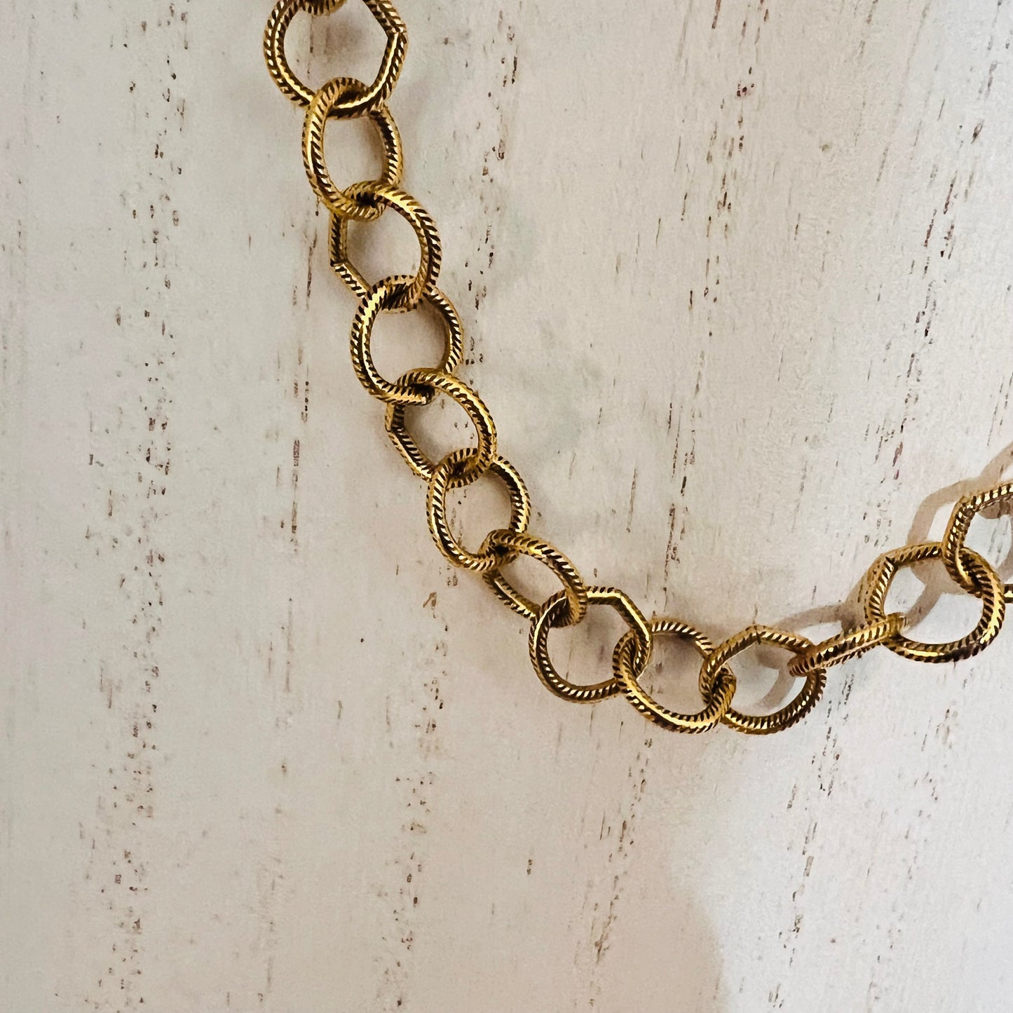 16” Circle Chainlink Necklace