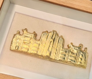 Cajun Field | Natural Wood Shadow Box