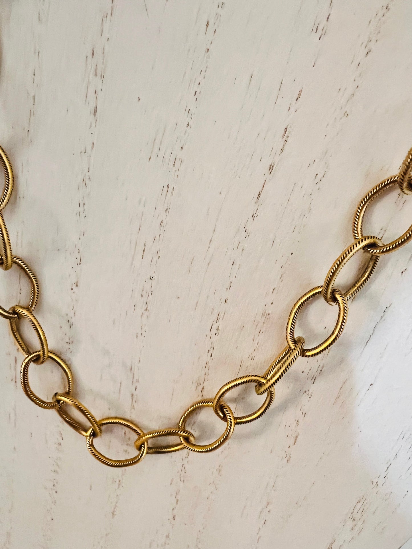 16” Oval Chainlink Necklace