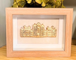 Cajun Field | Natural Wood Shadow Box