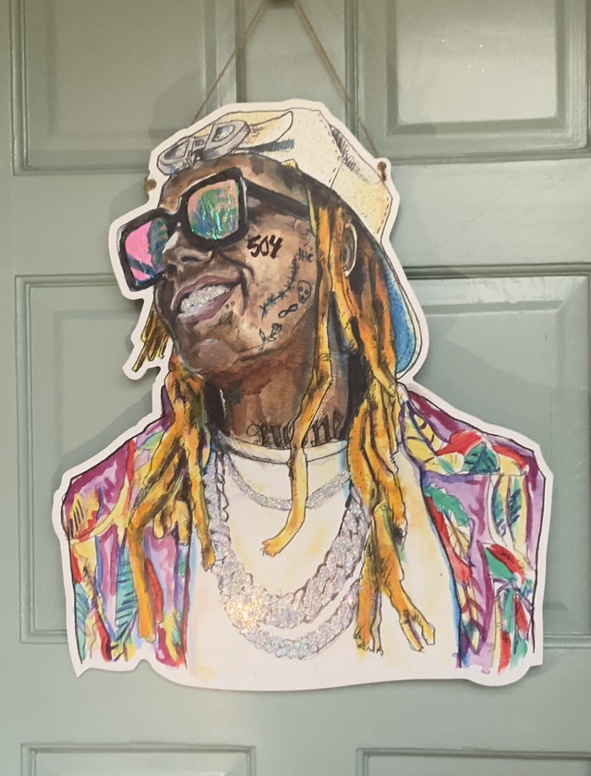 Lil Wayne Door Hanger