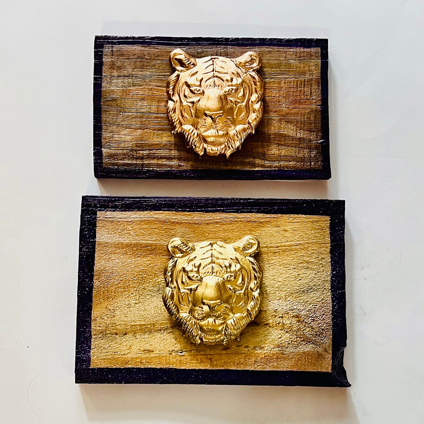 Tiger on Refurbished Wood (LG)