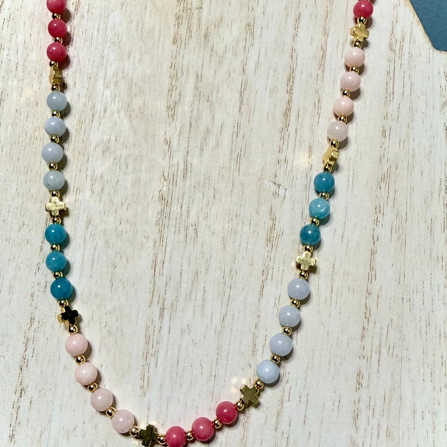 Natural Stone W/ Gold-Filled Spacers