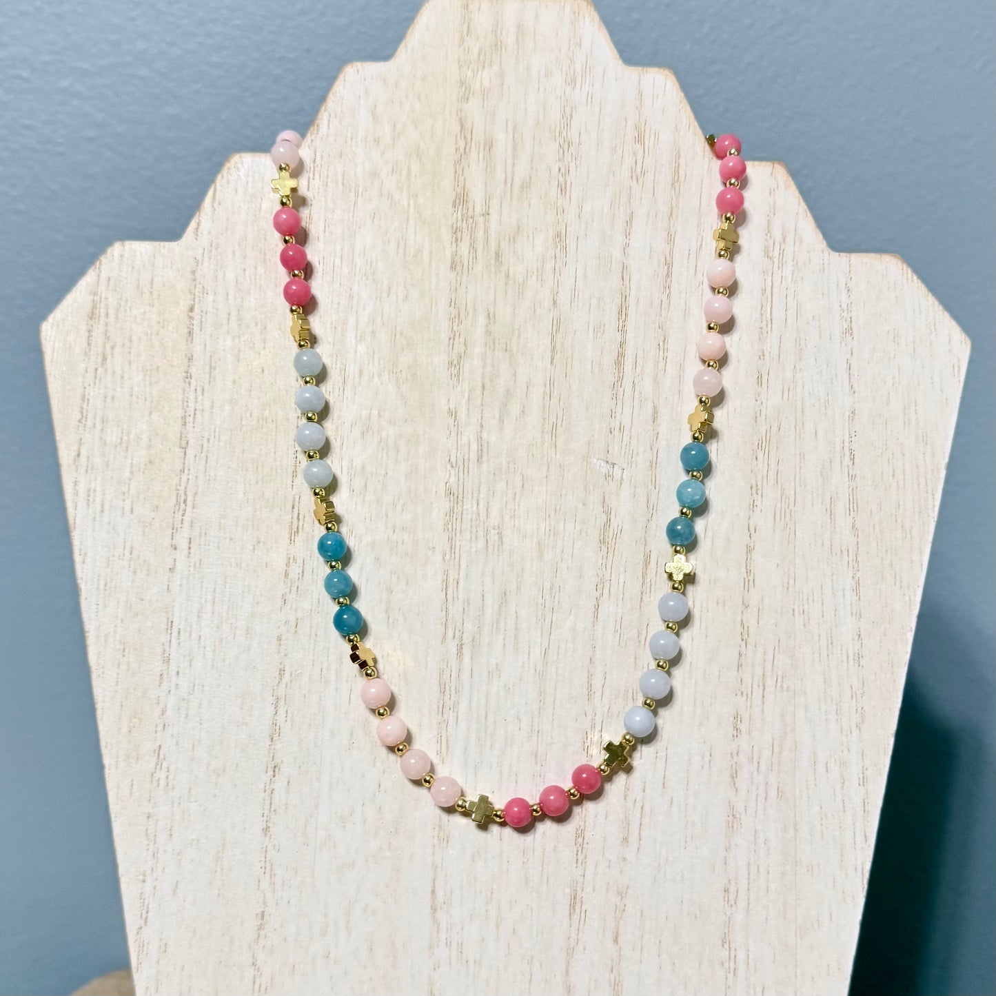 Natural Stone W/ Gold-Filled Spacers