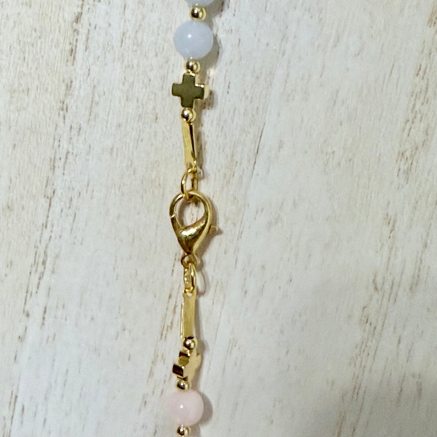 Natural Stone W/ Gold-Filled Spacers