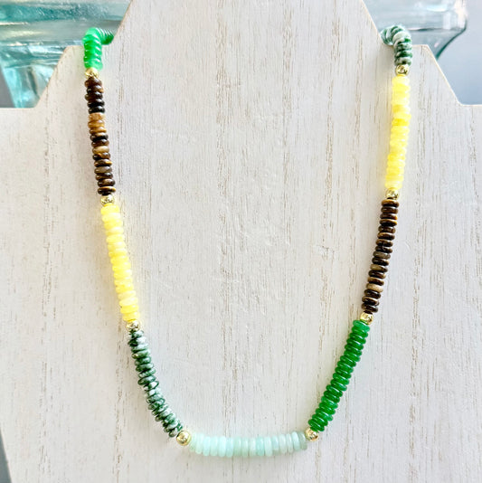 Jasper Necklace W/ Gold-Filled Spacers