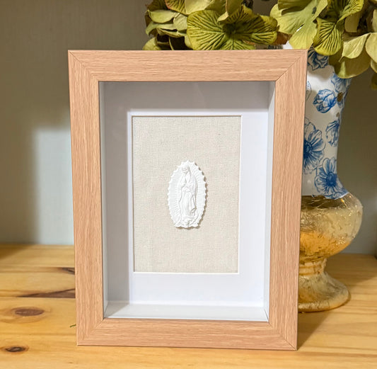 Mary | Natural Wood Shadow Box