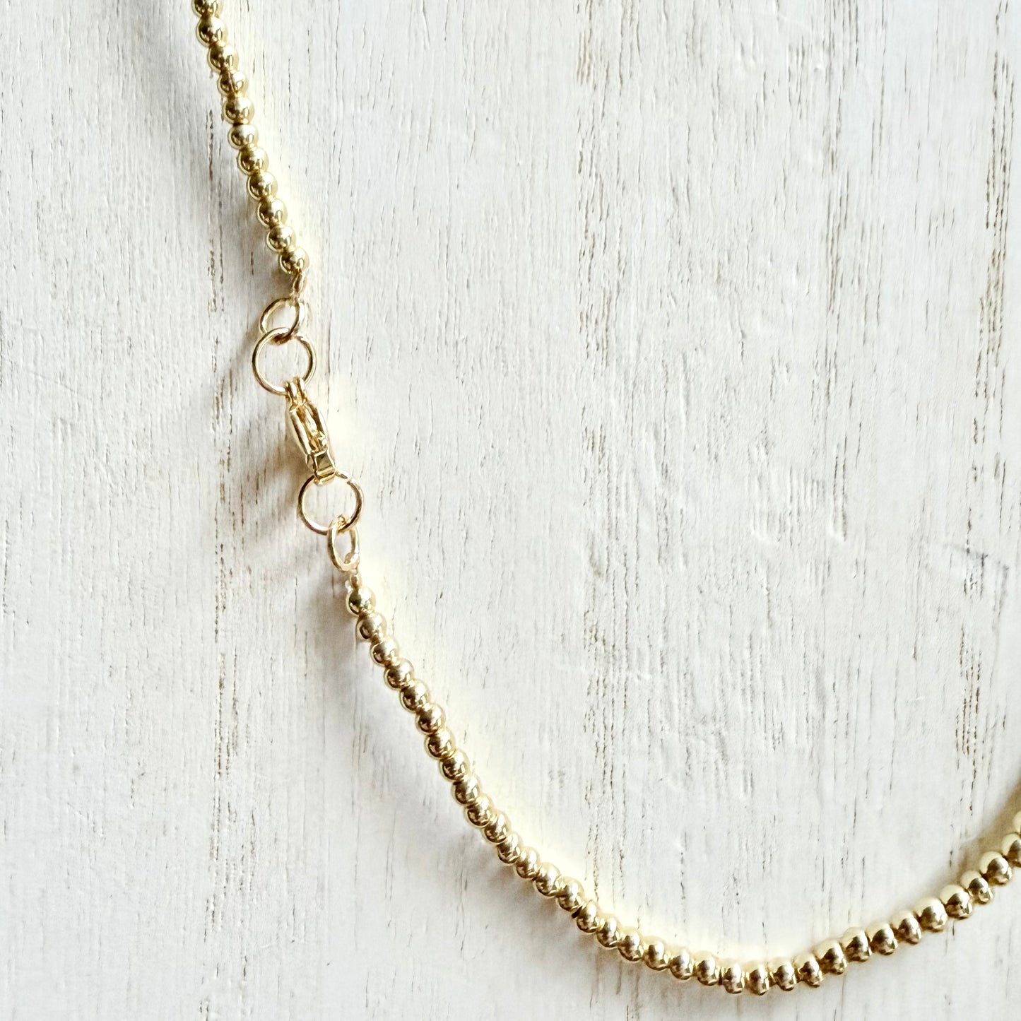 Three Cross Beaded Necklace