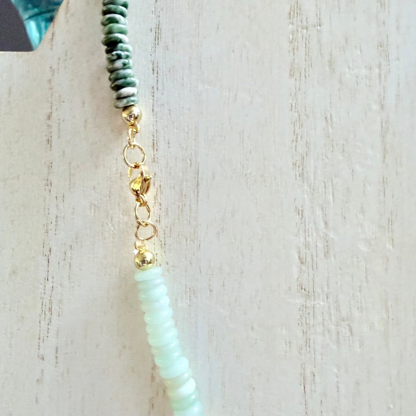 Jasper Necklace W/ Gold-Filled Spacers