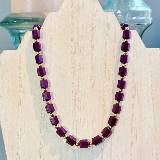 Purple Quartz Necklace