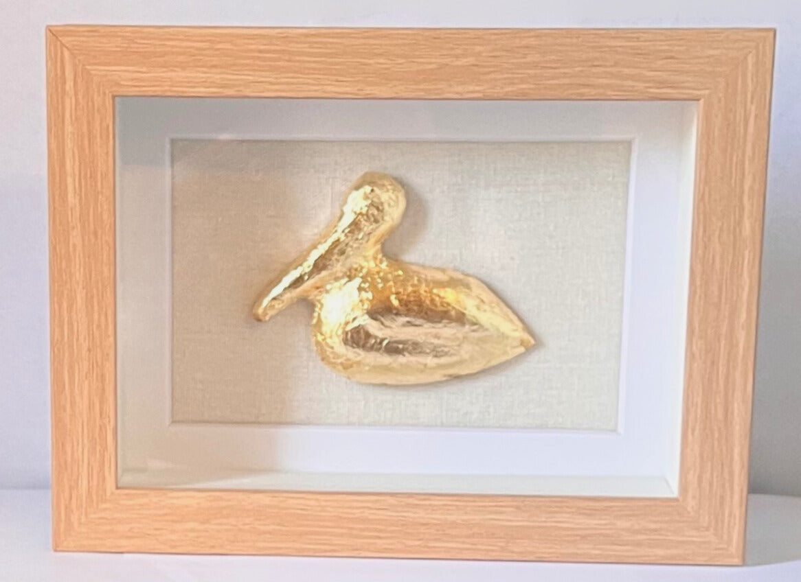 Pelican | Natural Wood Shadow Box