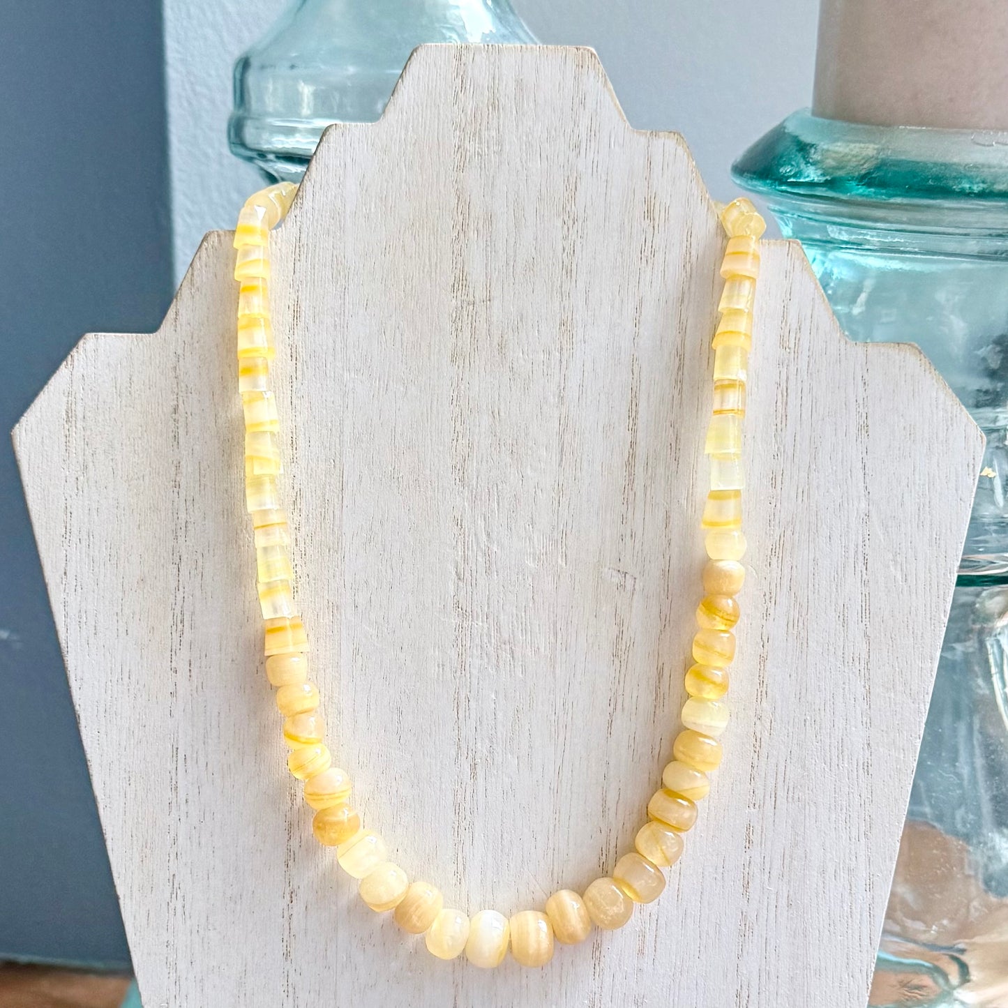 Citrine Quartz Beaded Necklace