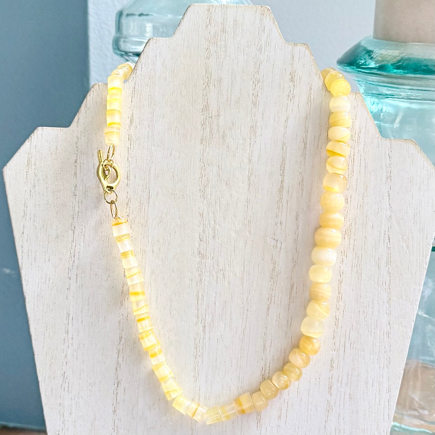 Citrine Quartz Beaded Necklace